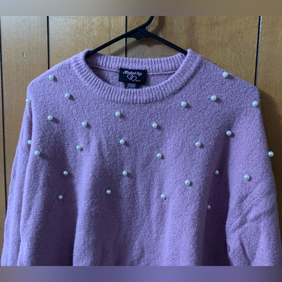 Hooked up by I.O.T. sweater sweatshirt long sleeve shirt blouse top size XL EUC - Picture 2 of 6